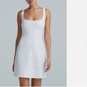 NWT $258 Commando Sequin Scoop Neck Tank Dress Size M